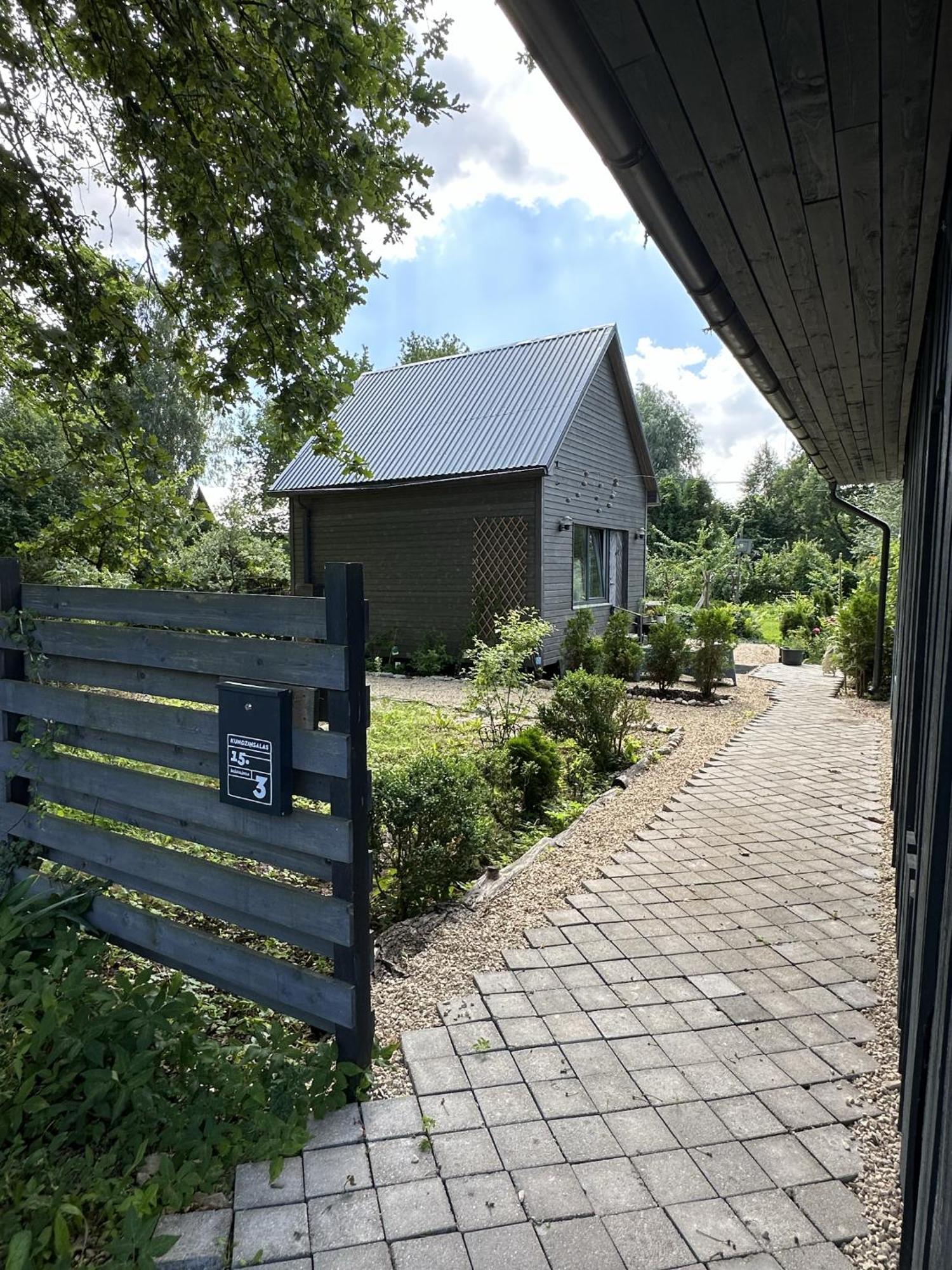 Villa Amazing Little House On An Island With Garden Riga Esterno foto